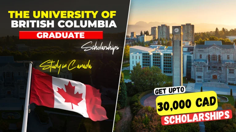 The University of British Columbia graduate scholarships