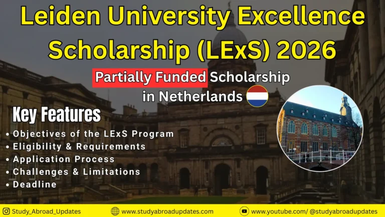 Leiden University Excellence Scholarship 2026