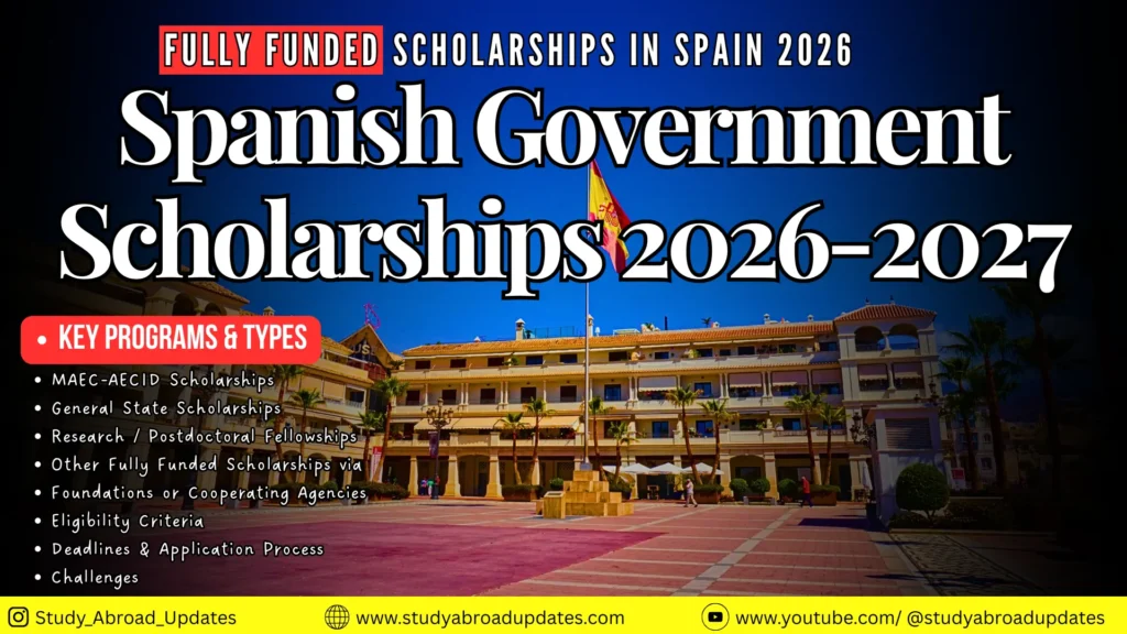 Spanish Government Scholarships