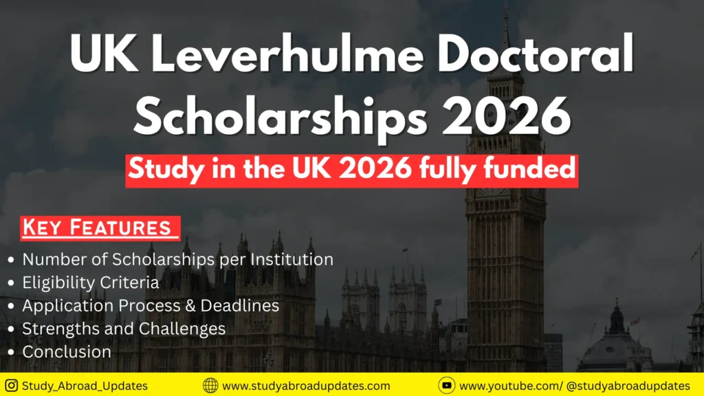 uk-leverhulme-doctoral-scholarships