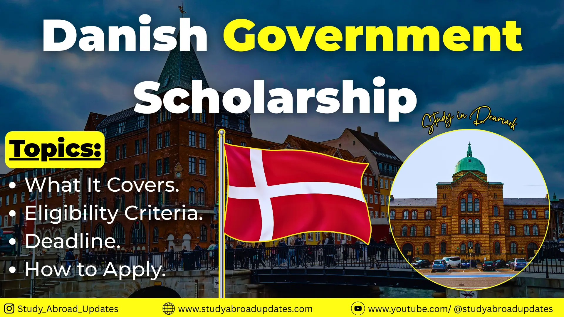 Danish Government Scholarship 2027 in Denmark