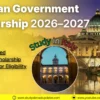 Italian Government Scholarship 2027 in Italy