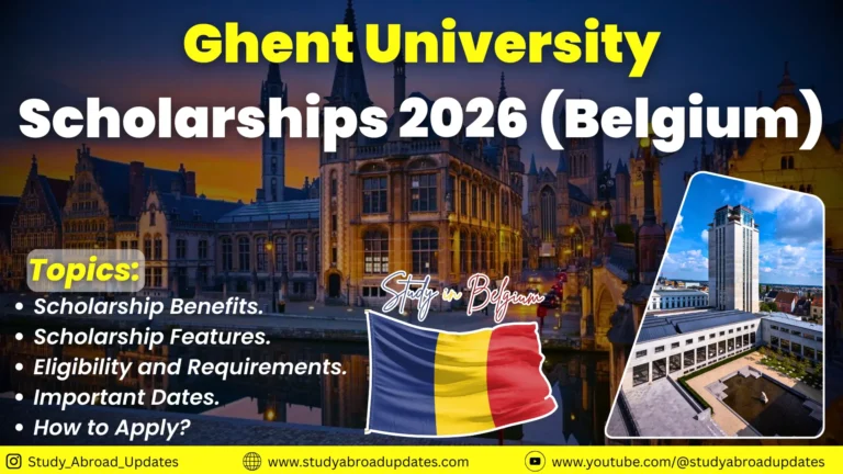Ghent University Scholarships 2026 Belgium