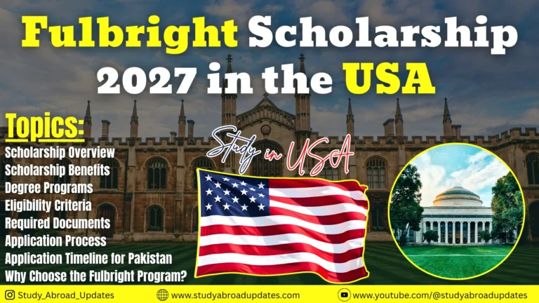 Fulbright Scholarship 2027 in the USA