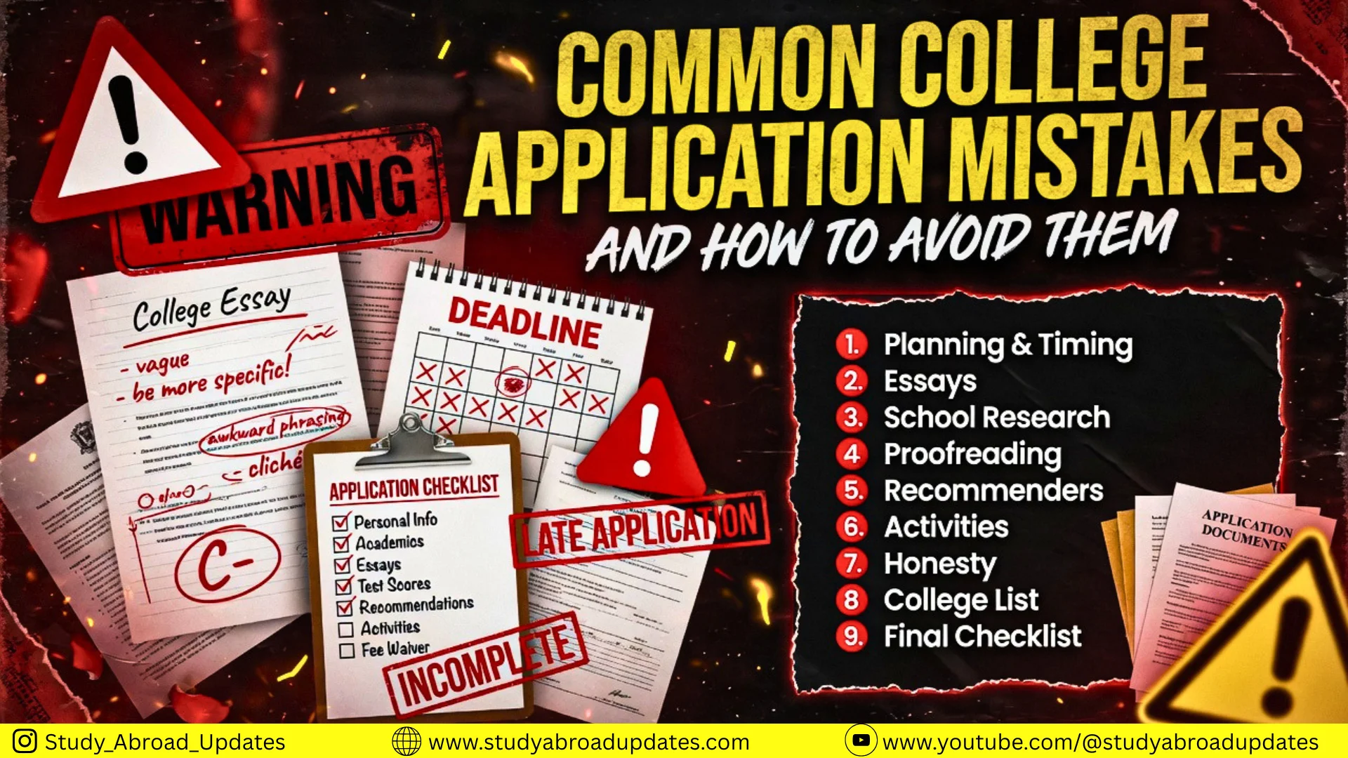 Common College Application Mistakes and How to Avoid Them