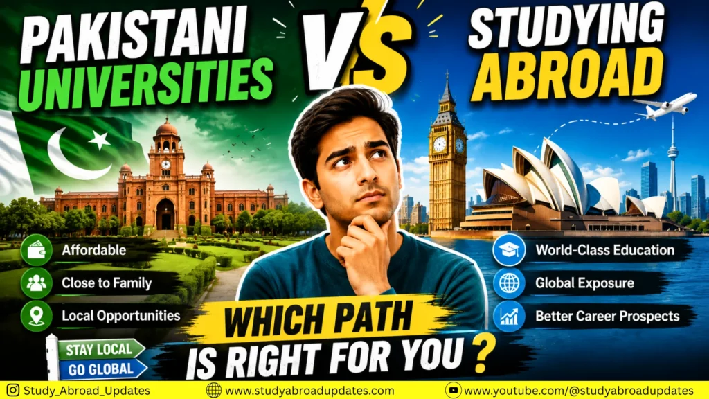 Pakistani Universities vs. Studying Abroad