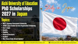 Aichi University of Education PhD Scholarships 2027 in Japan