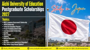 Aichi University of Education Postgraduate Scholarships 2027