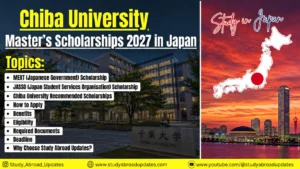 Chiba University Master’s Scholarships 2027 in Japan
