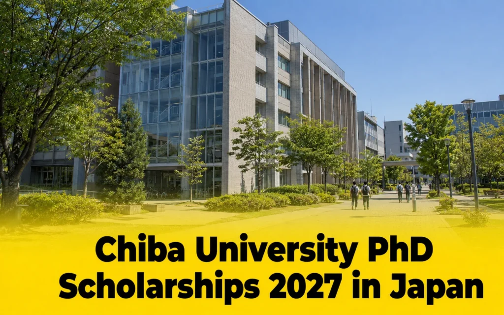 Chiba University PhD Scholarships 2027 in Japan