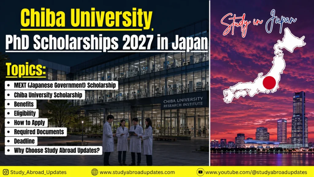 Chiba University PhD Scholarships