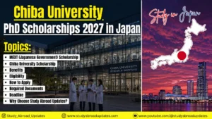 Chiba University PhD Scholarships 2027 in Japan