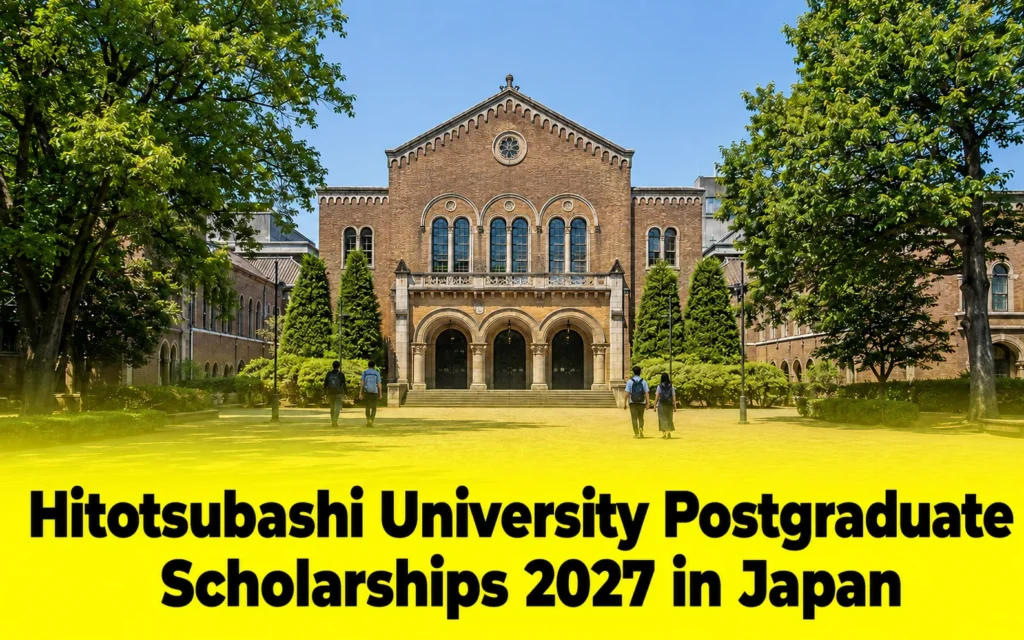 Hitotsubashi University Postgraduate Scholarships 2027 in Japan | Fully Funded Master's & PhD Opportunities