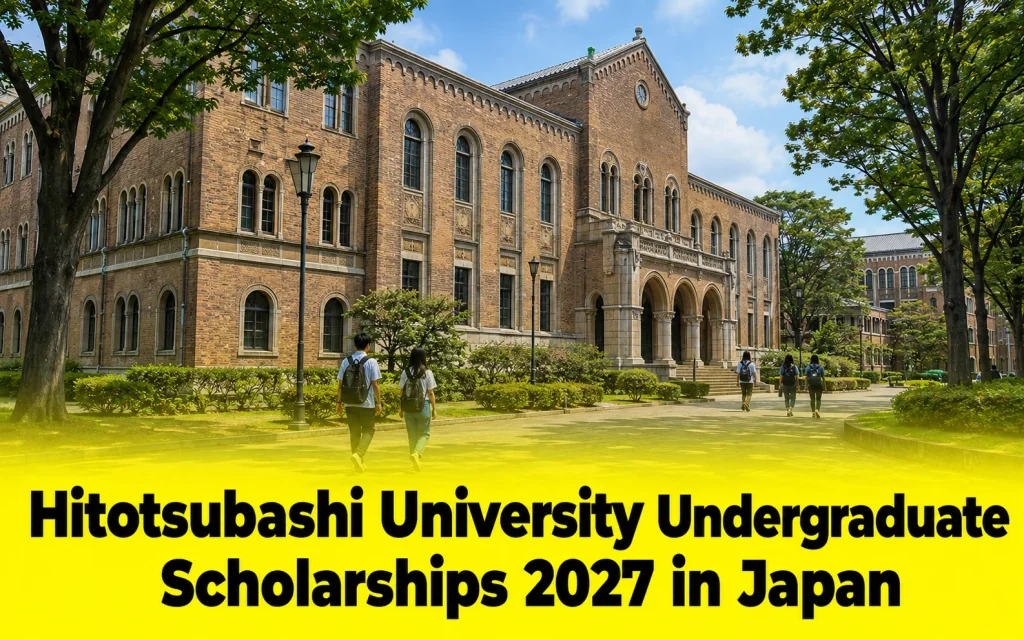 Hitotsubashi University Undergraduate Scholarships 2027 in Japan