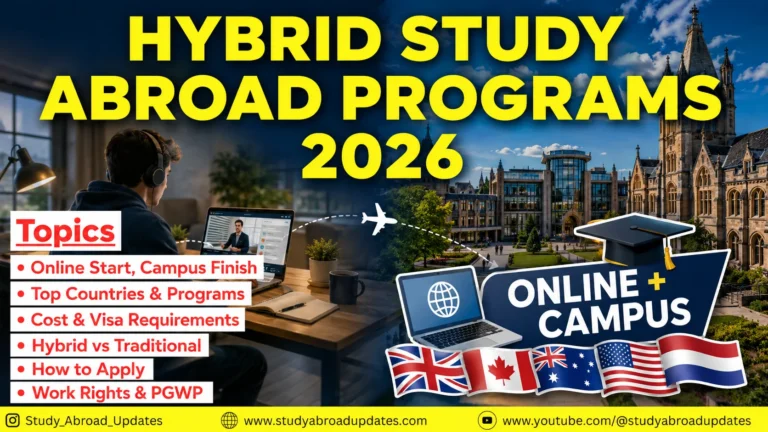 Hybrid Study Abroad Programs in 2026 Guide for Students