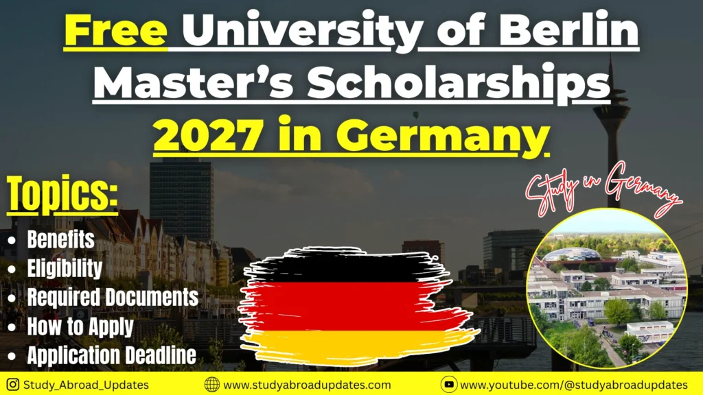Free University of Berlin Master’s Scholarships