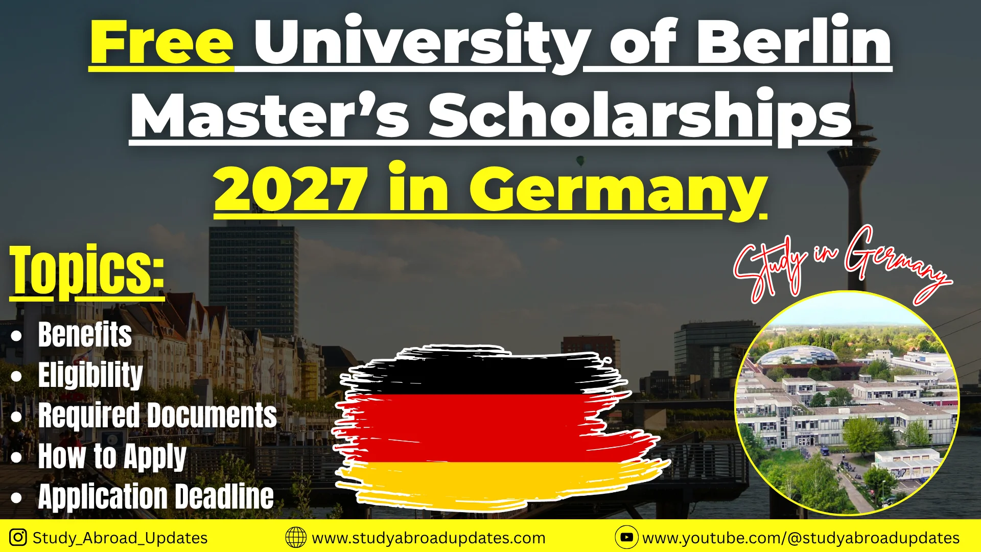 Free University of Berlin Master’s Scholarships