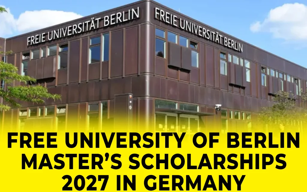 Free University of Berlin Master’s Scholarships 2027 in Germany