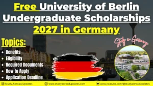 Free University of Berlin Undergraduate Scholarships 2027 in Germany
