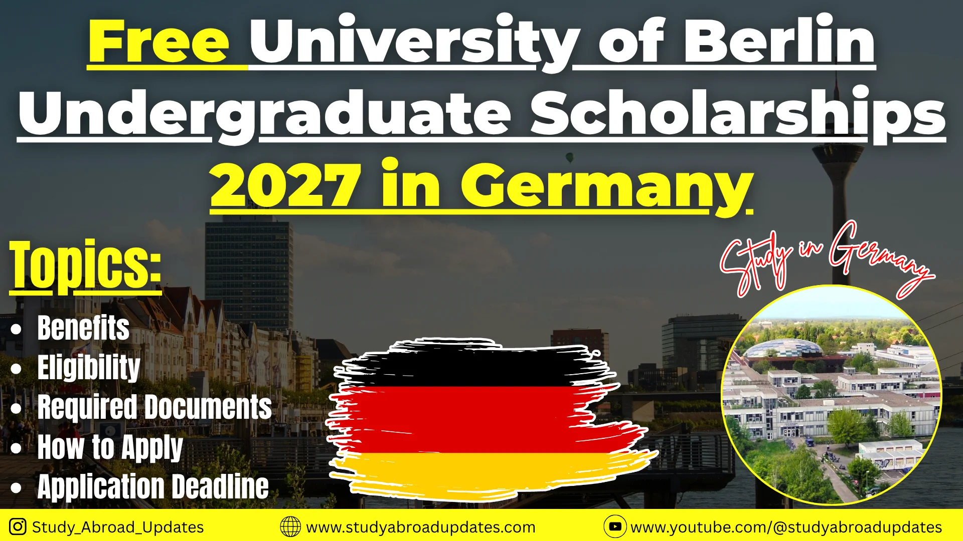Free University of Berlin Undergraduate Scholarships