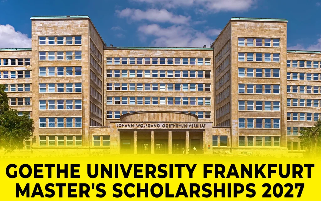 Goethe University Frankfurt Master's Scholarships 2027