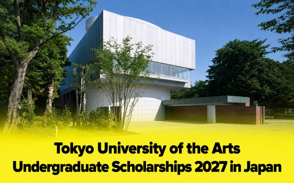 Tokyo University of the Arts Undergraduate Scholarships 2027 in Japan