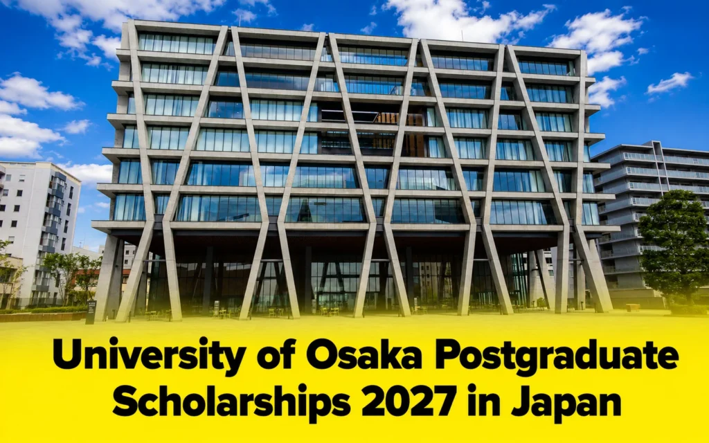 University of Osaka Postgraduate Scholarships 2027 in Japan