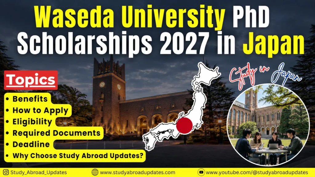 Waseda University PhD Scholarships