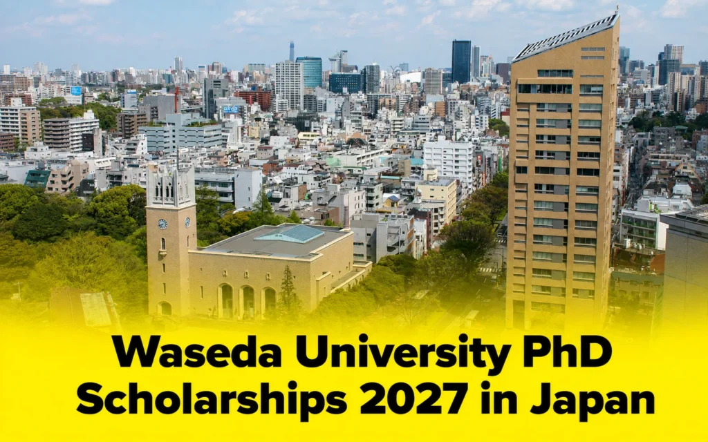 Waseda University PhD Scholarships 2027 in Japan