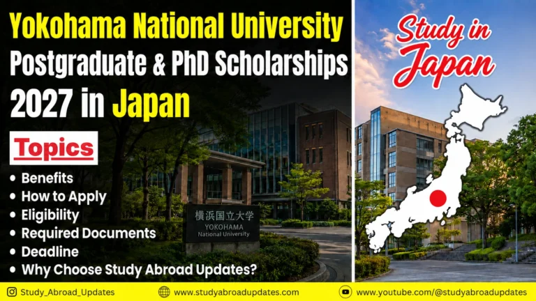 Yokohama National University Postgraduate and PhD Scholarships