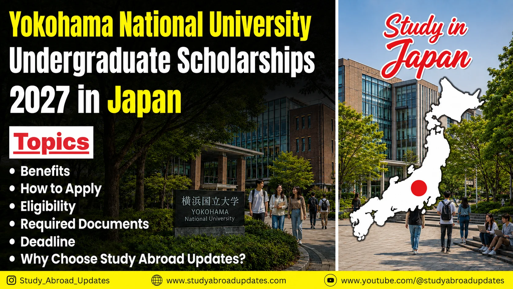 Yokohama National University Undergraduate Scholarships
