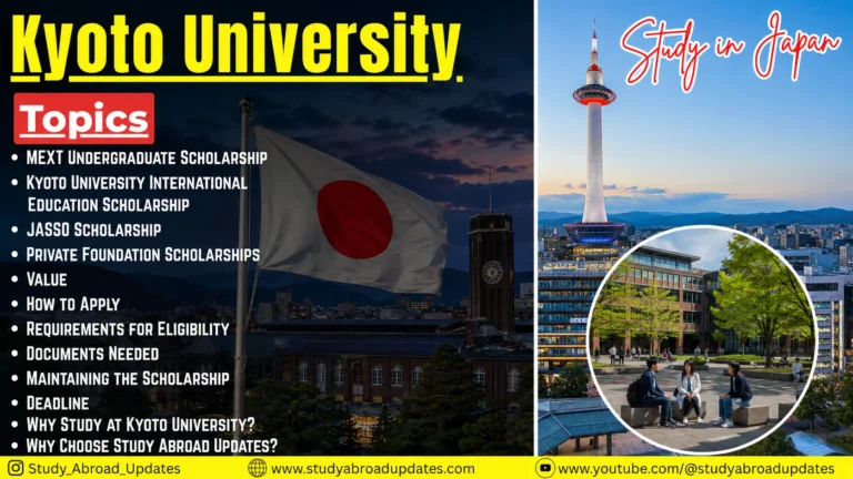 Kyoto University Undergraduate Scholarships