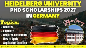 Heidelberg University PhD Scholarships 2027