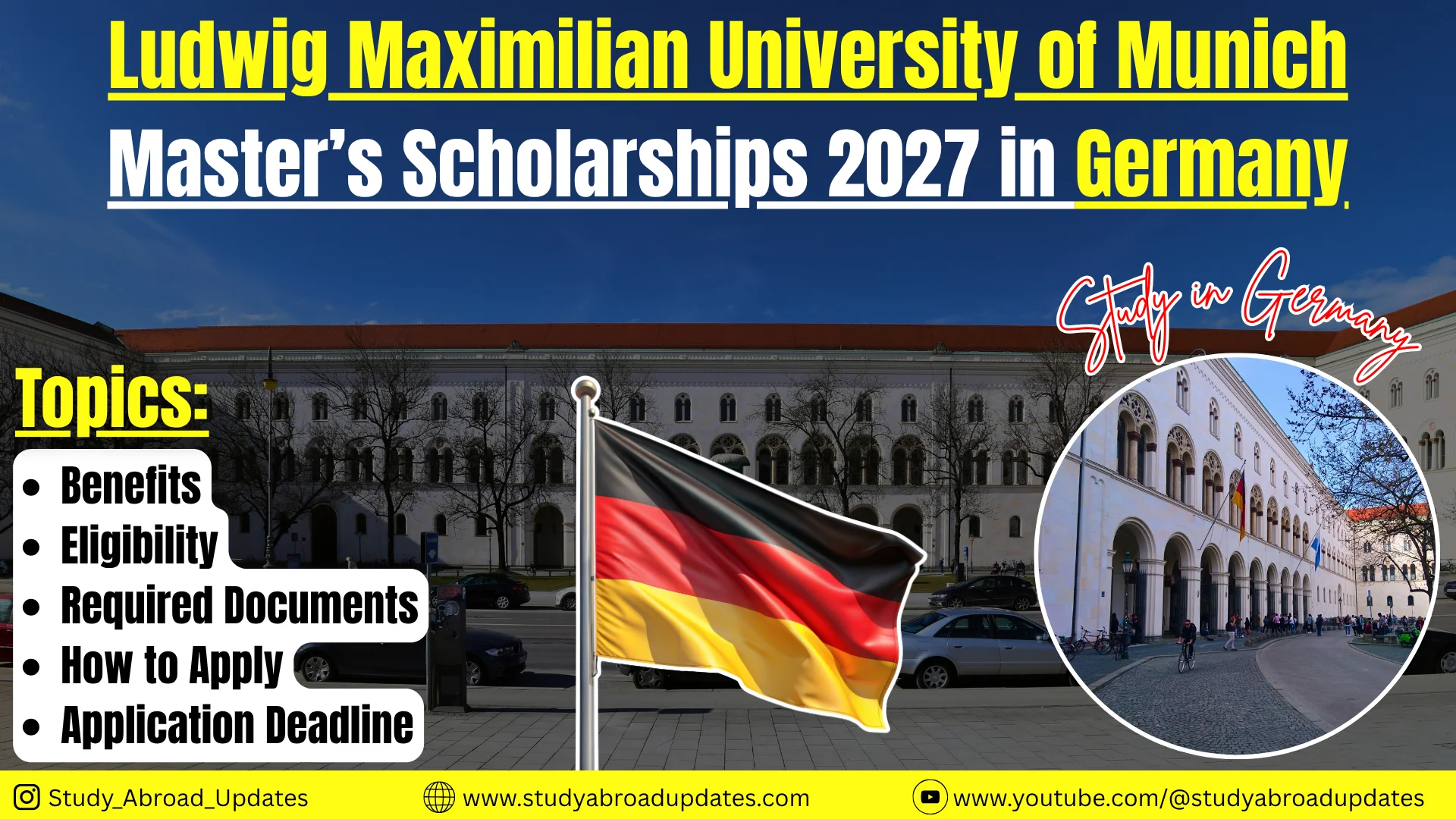 Ludwig Maximilian University of Munich Master's Scholarships