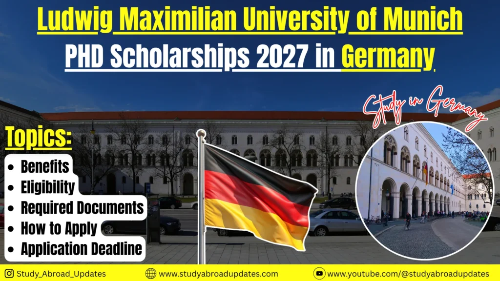 Ludwig Maximilian University of Munich PhD Scholarships