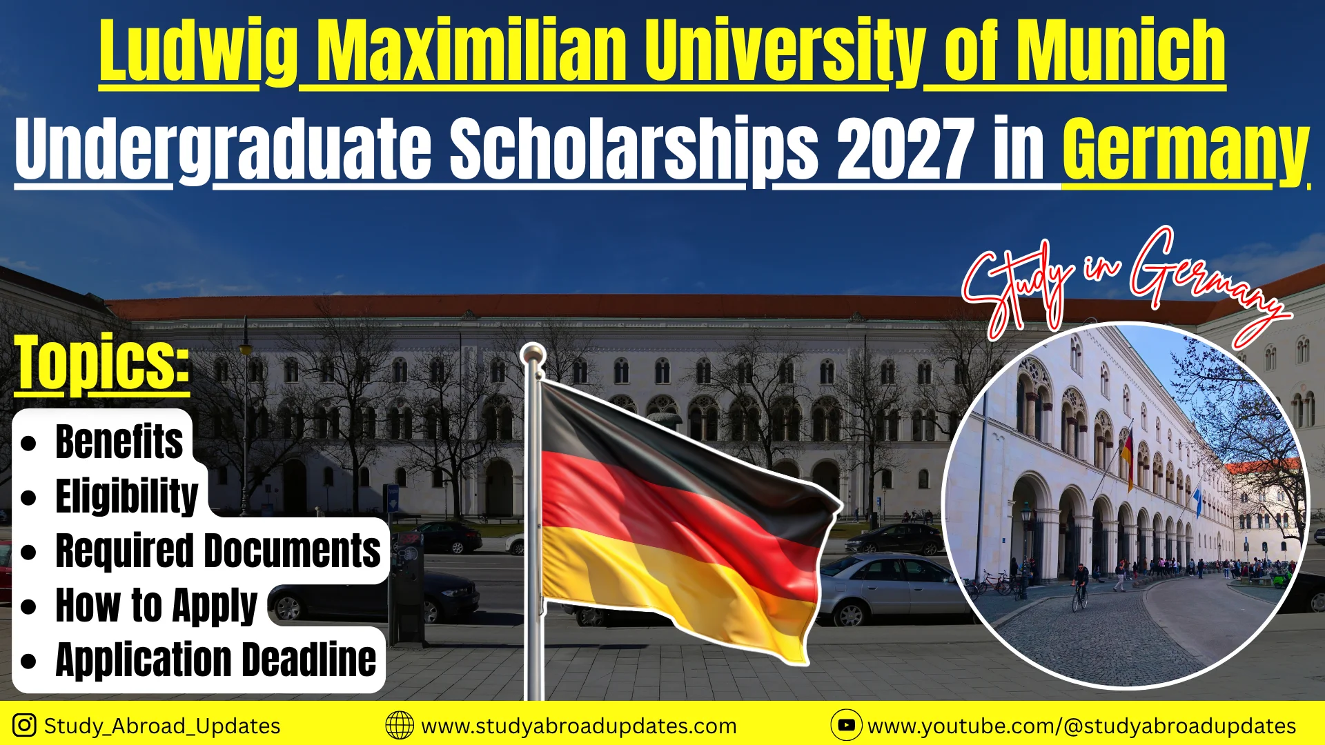 Ludwig Maximilian University of Munich Undergraduate Scholarships