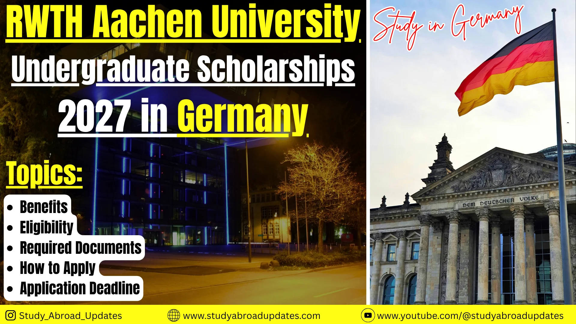 RWTH Aachen University Undergraduate Scholarships