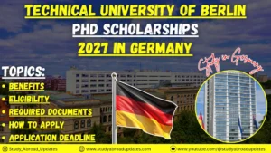 Technical University of Berlin PhD Scholarships 2027 in Germany