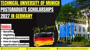 Technical University of Munich (TUM) Postgraduate Scholarships 2027 in Germany