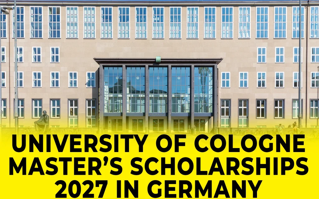 University of Cologne Master’s Scholarships 2027 in Germany