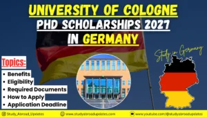 University of Cologne PhD Scholarships 2027