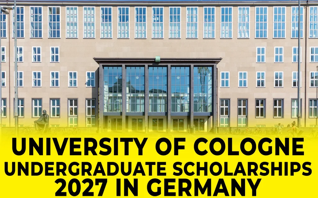 University of Cologne Undergraduate Scholarships 2027 in Germany