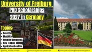 University of Freiburg PhD Scholarships 2027