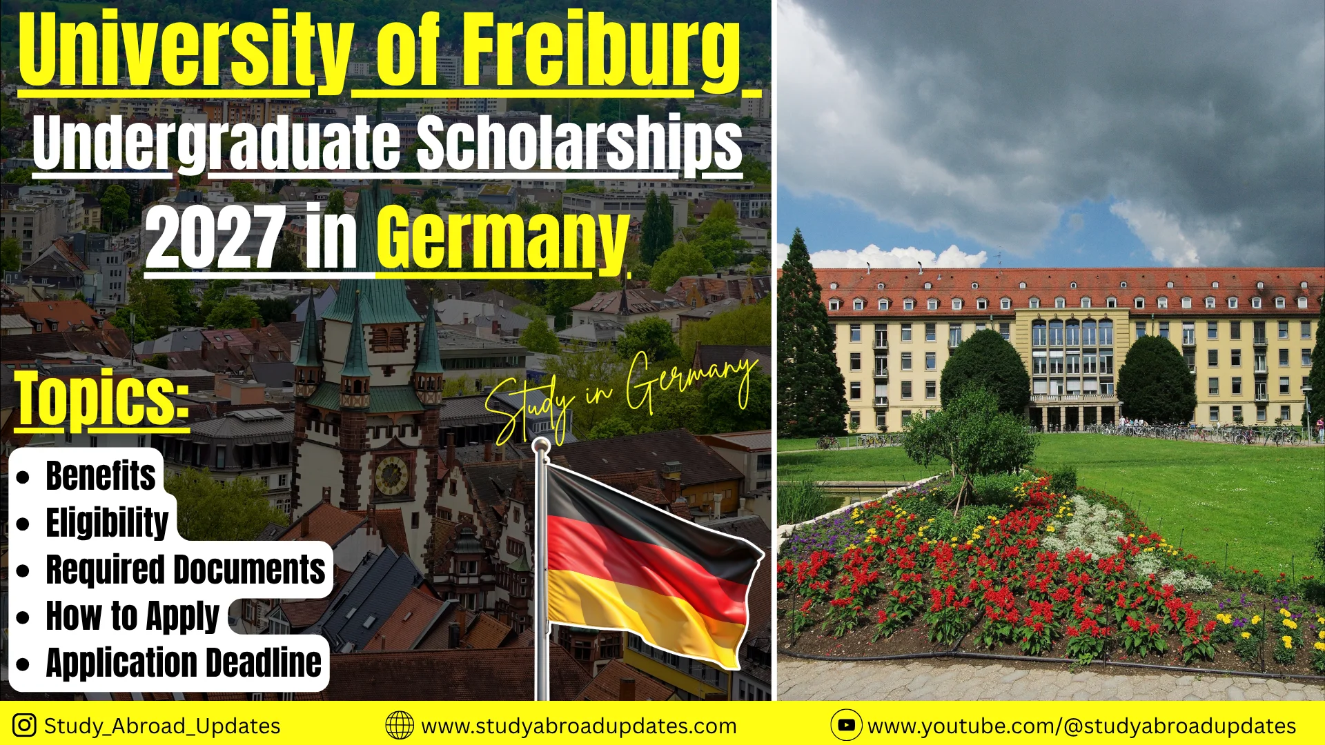University of Freiburg Undergraduate Scholarships