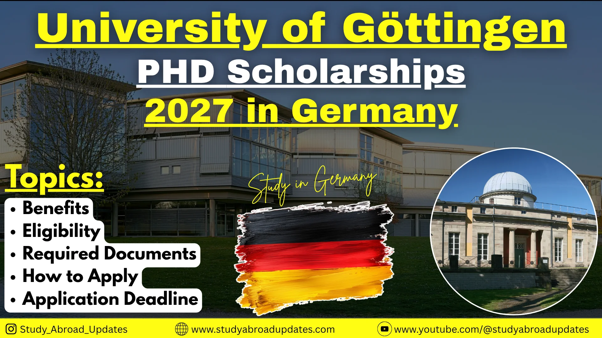 University of Göttingen PhD Scholarships