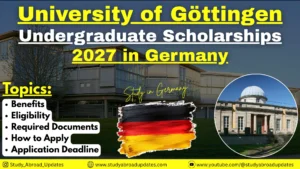 University of Göttingen Undergraduate Scholarships 2027 in Germany