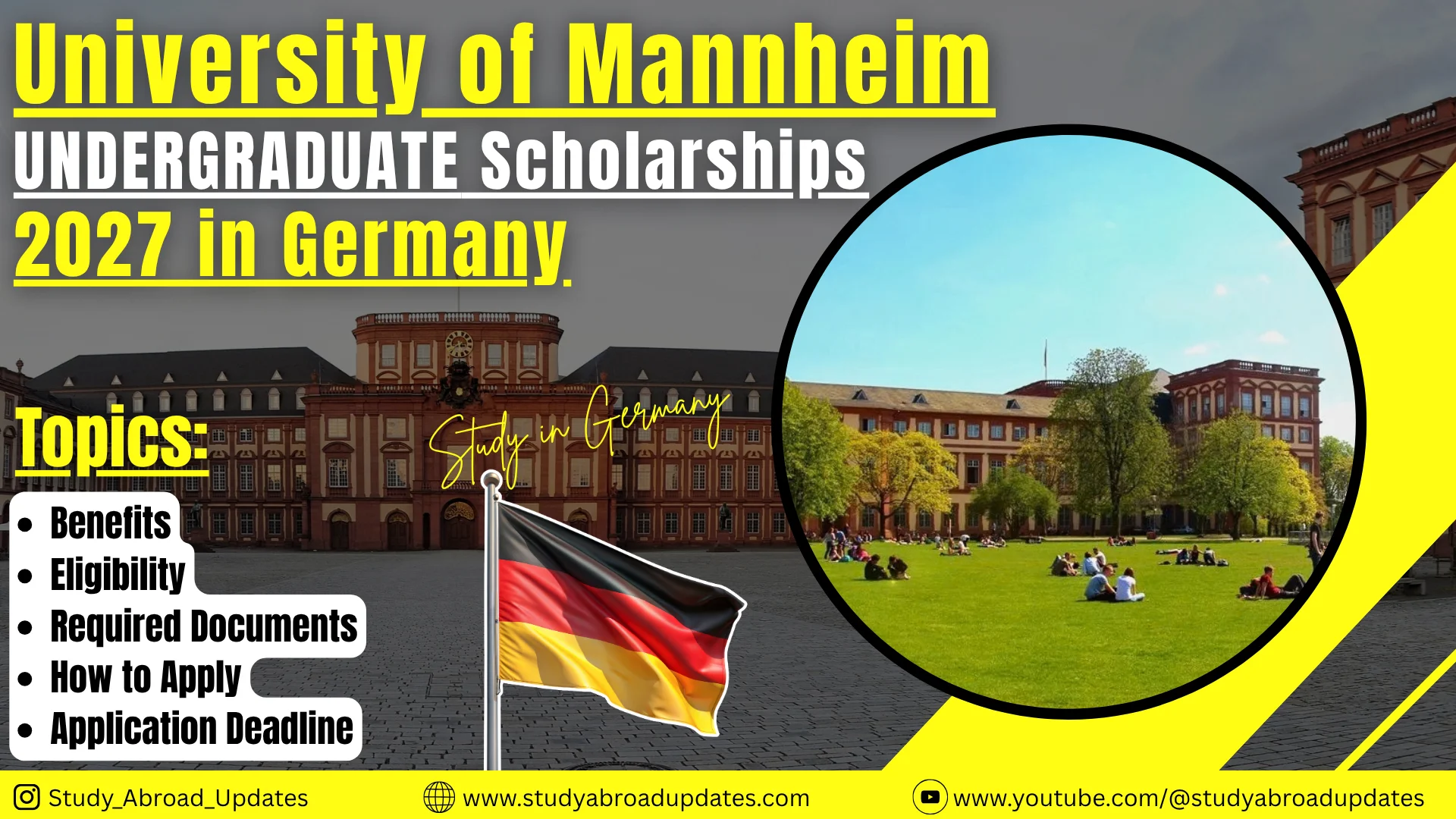 University of Mannheim Undergraduate Scholarships