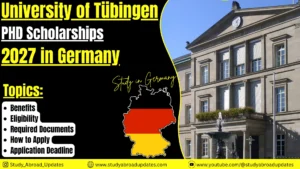 University of Tübingen PhD Scholarships 2027 in Germany